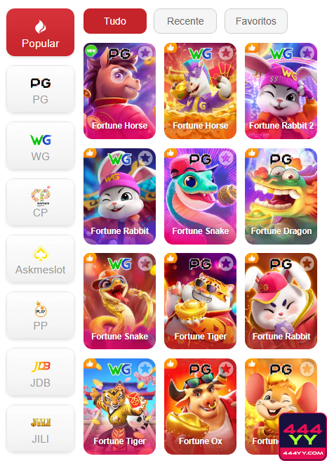 Experiência de Jogos 444yy.com